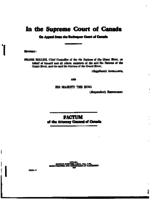 Miller v. Canada, [1950] S.C.R. 168