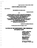 Chippewas of Kettle and Stony Point v. Canada (Attorney General), [2001] 1 C.N.L.R. 56