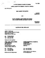 Native Women’s Assn of Canada v. Canada, [1995] 1 C.N.L.R. 47 (S.C.C.), rev’g [1992] 4 C.N.L.R. 71 (