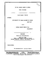 Morin v. Canada (Minister of Indian and Northern Affairs) (No. 1), [1999] 2 C.N.L.R. 188 (F.C.T.D.)