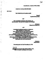 Chippewas of Sarnia Band v. Canada (Attorney General), [2001] 1 C.N.L.R. 56 (Ont. C.A.);