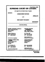 R. v. Howard, [1994] 3 C.N.L.R. 146 (S.C.C.), aff\\\\'g [1992] 2 C.N.L.R. 122 (Ont. C.A.)