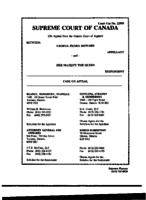 R. v. Howard, [1994] 3 C.N.L.R. 146 (S.C.C.), aff\\\\'g [1992] 2 C.N.L.R. 122 (Ont. C.A.)